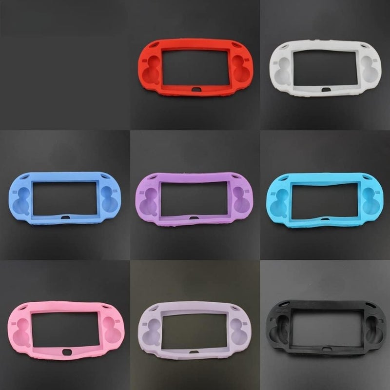 Silicone Rubber Cover Case Shell Soft Protector Cover Case Skin for PSV 1000 Replacement (Red)